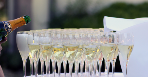 Champagne toast