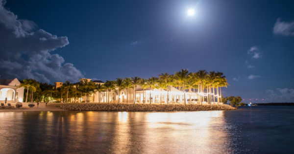 Restaurant at night